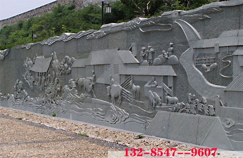 旅游景區(qū)浮雕壁畫(huà)墻