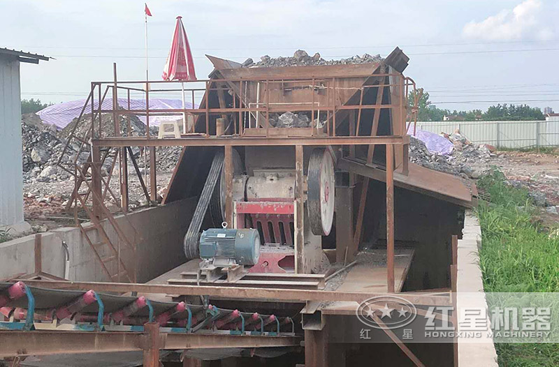 時產(chǎn)量200噸顎式破碎機碎石生產(chǎn)線