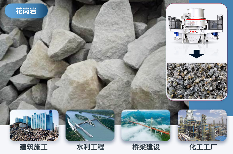 花崗巖制砂后應用領域