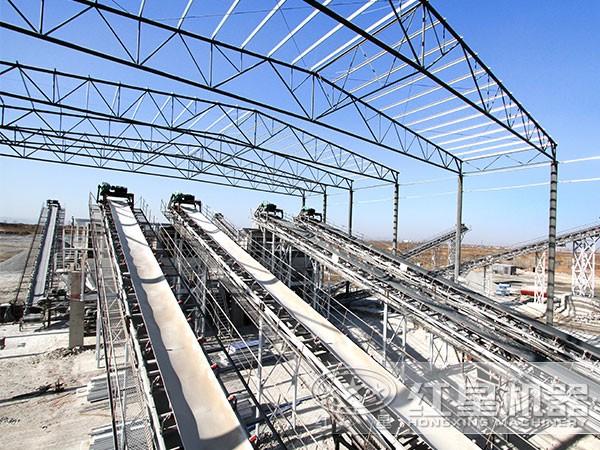 制砂生產現(xiàn)場