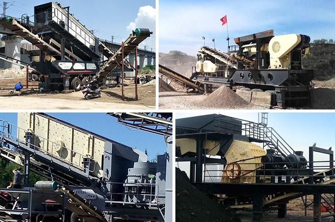 不同型號(hào)的移動(dòng)磕石機(jī)圖集 不同型號(hào)的移動(dòng)磕石機(jī)圖集