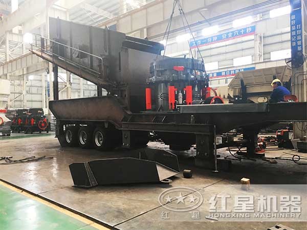 移動打石機生產廠家車間 移動打石機生產廠家車間