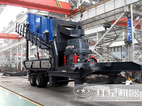 車載型破石設備(安裝圓錐破碎機) 車載型破石設備(安裝圓錐破碎機)