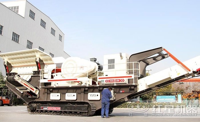 履帶式移動(dòng)石料粉碎機(jī) 履帶式移動(dòng)石料粉碎機(jī)