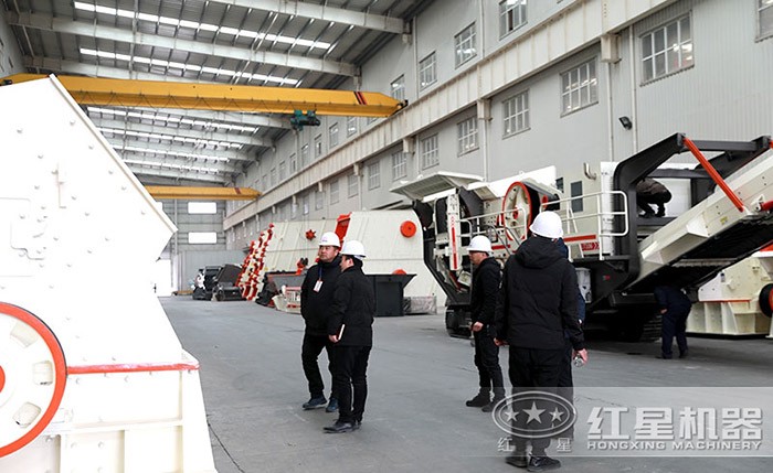 客戶考察，實地參觀紅星車間