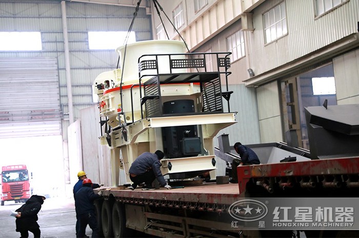 建筑用砂制砂機車間發(fā)貨