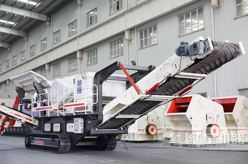 可遙控作業(yè)的流動(dòng)式移動(dòng)破碎站 可遙控作業(yè)的流動(dòng)式移動(dòng)破碎站