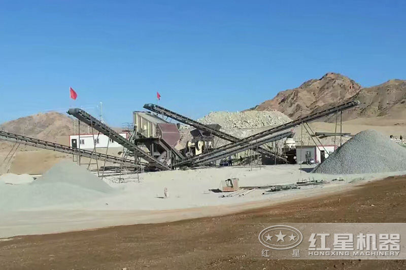 紅星小型破沙機(jī)現(xiàn)場(chǎng)