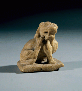 石雕藝術(shù)在隋唐時(shí)代可以說達(dá)到了登峰造極的地步，如唐乾陵前的石獅子、石雕麒麟等是我國藝術(shù)史上的杰出作品。