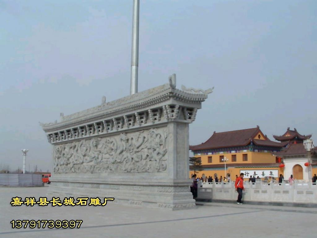 石壁或者石壁，就是表達(dá)這些內(nèi)容的最好的選擇。上面我們所欣賞的蘇州寒山寺石碑，就是寺院石雕作品的典型代表。