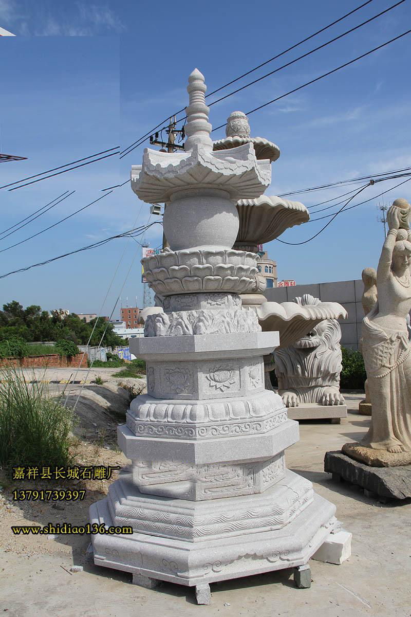 石塔 佛教石塔佛塔,花崗巖石塔