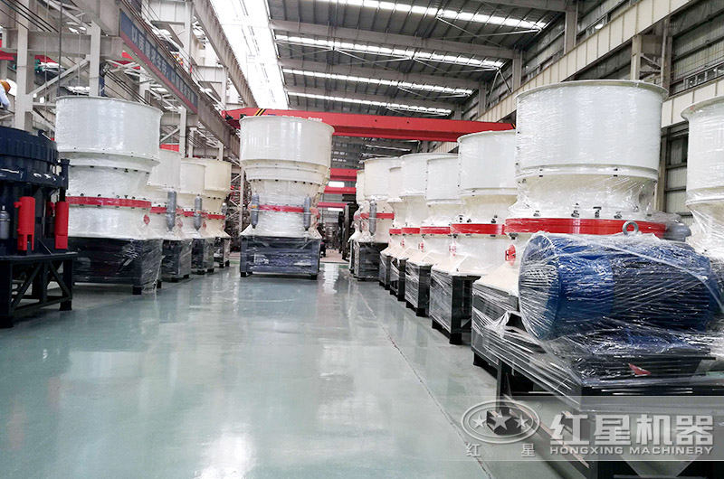 大型圓錐式破碎機立體設計，占地面積小，作業(yè)效率高