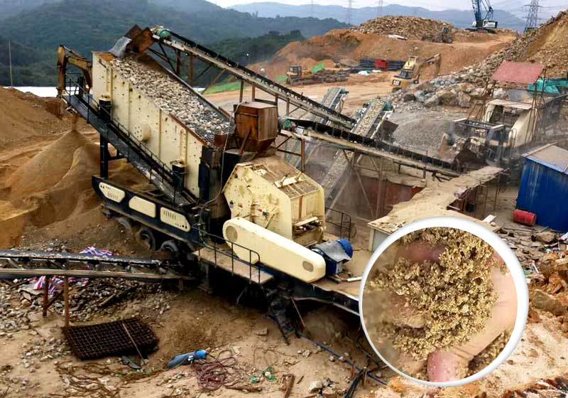 大型石頭與土分離機，智能方便